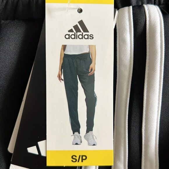 Adidas Women's Pants Joggers Regular Fit Cuff - Picture 1 of 10